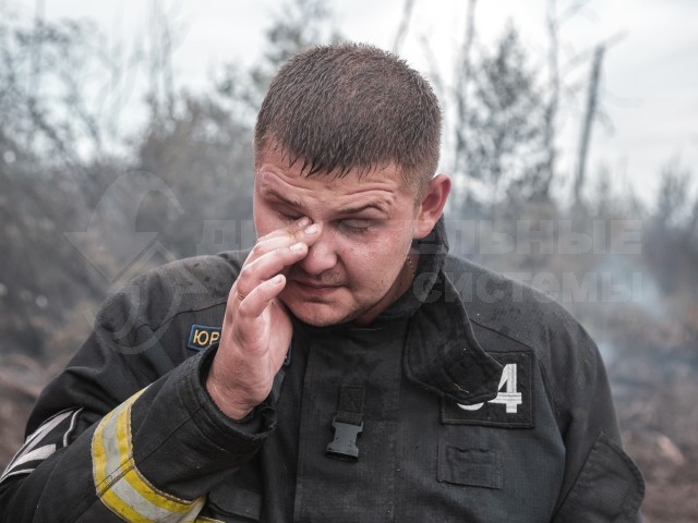 На тушении природных пожаров в Рязанской области