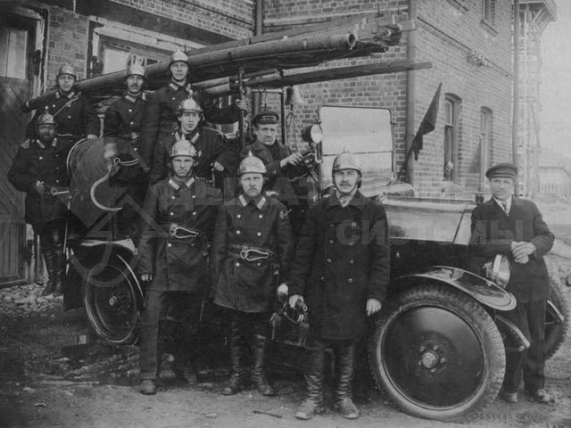 Первая пожарная машина АМО-815 в Соколе