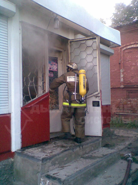Пожар в магазине